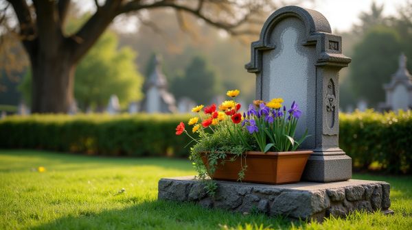 Choisir sa jardinière de cimetière respectueuse et esthétique