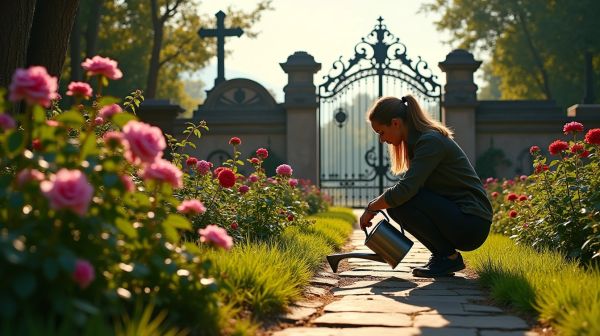 Choisir sa jardinière de cimetière respectueuse et esthétique
